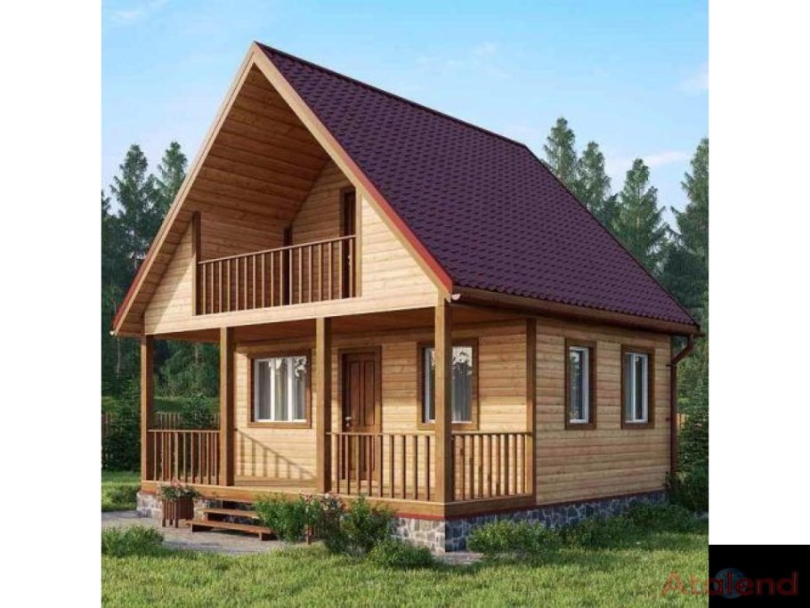 Дом из бруса 6х6 Енисей