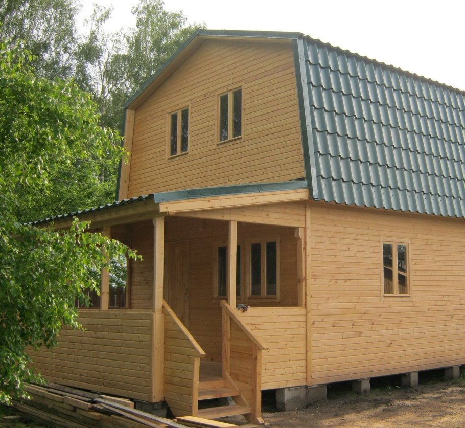 Дачный дом щитовой