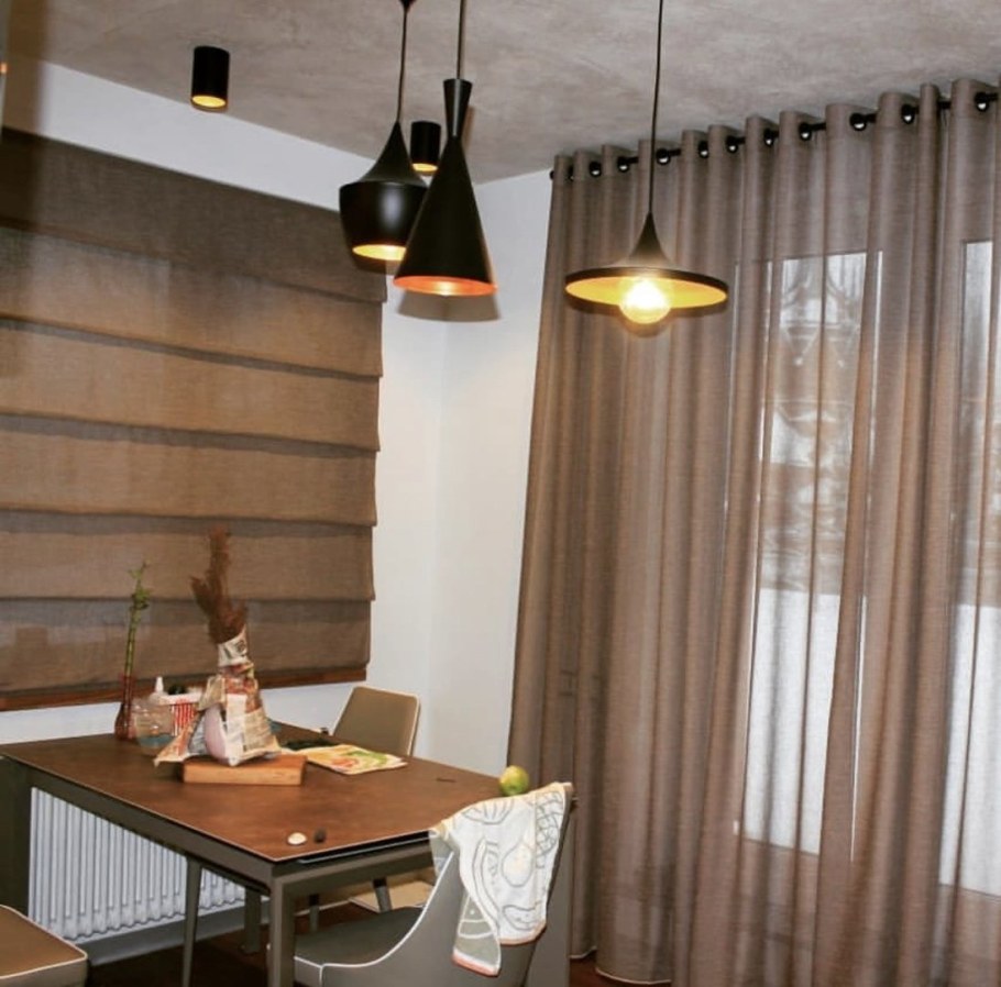 Римские шторы лофт