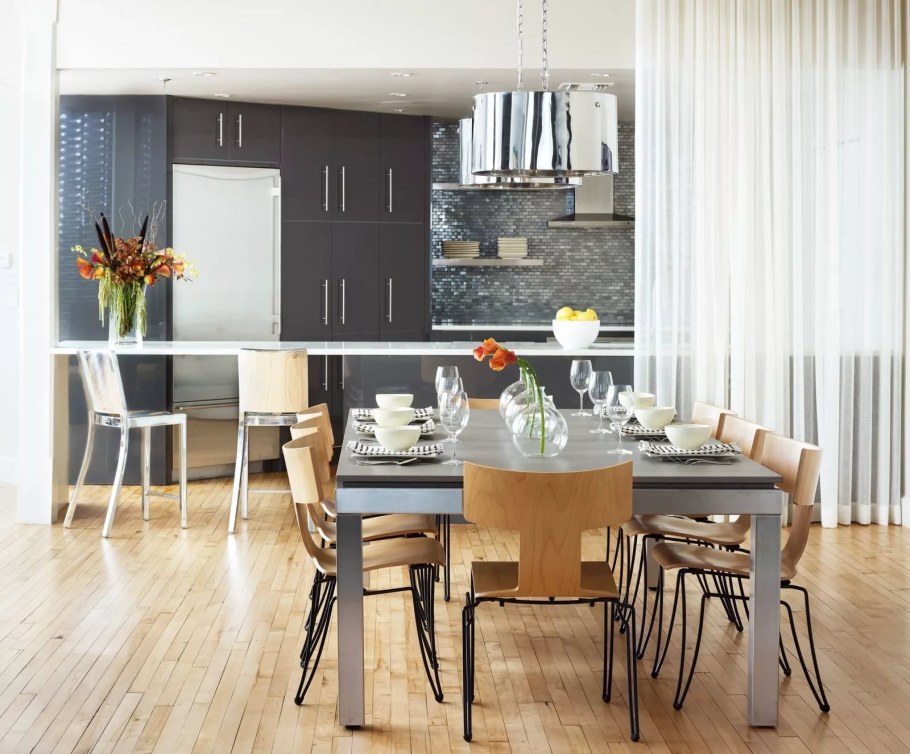 Тюль на кухню лофт