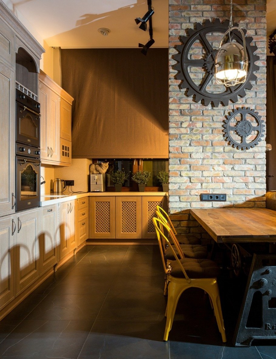 Кухня в стиле лофт