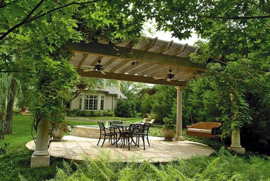 Колониальный ландшафтный стиль