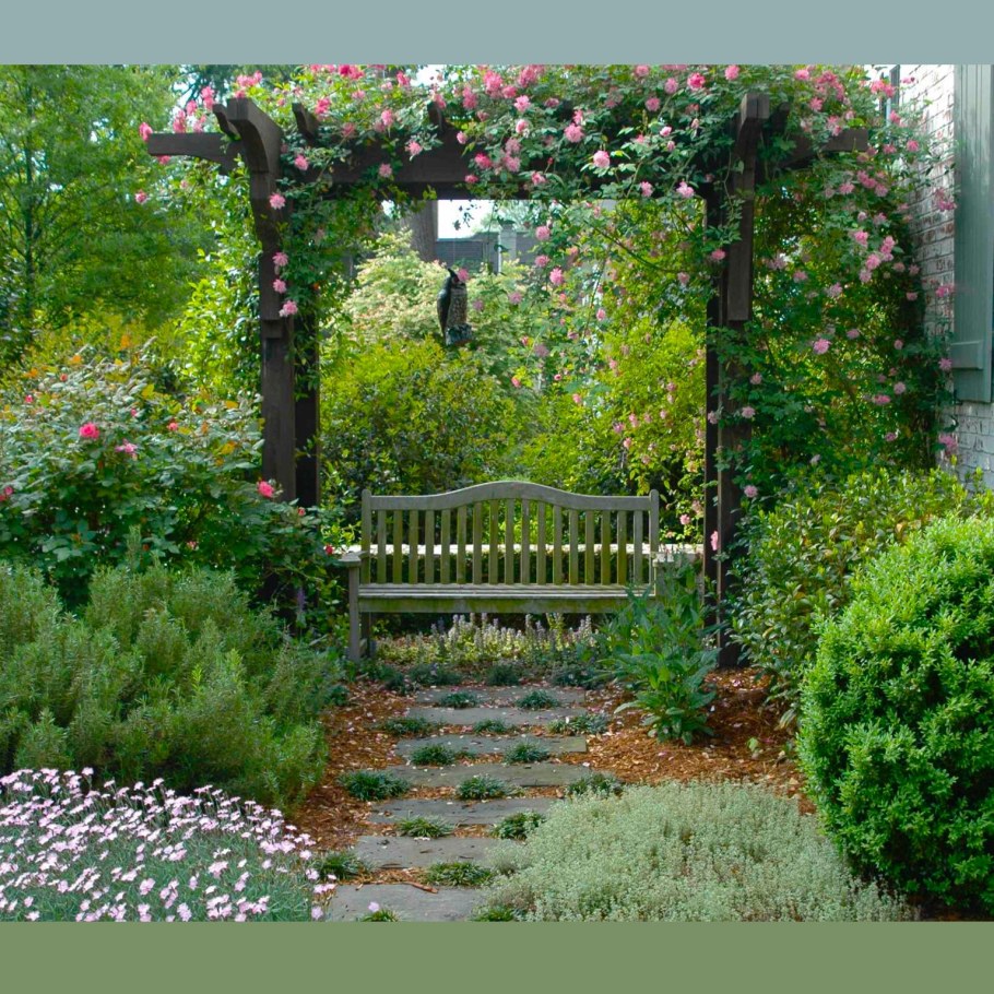 Пергола увитая плющом