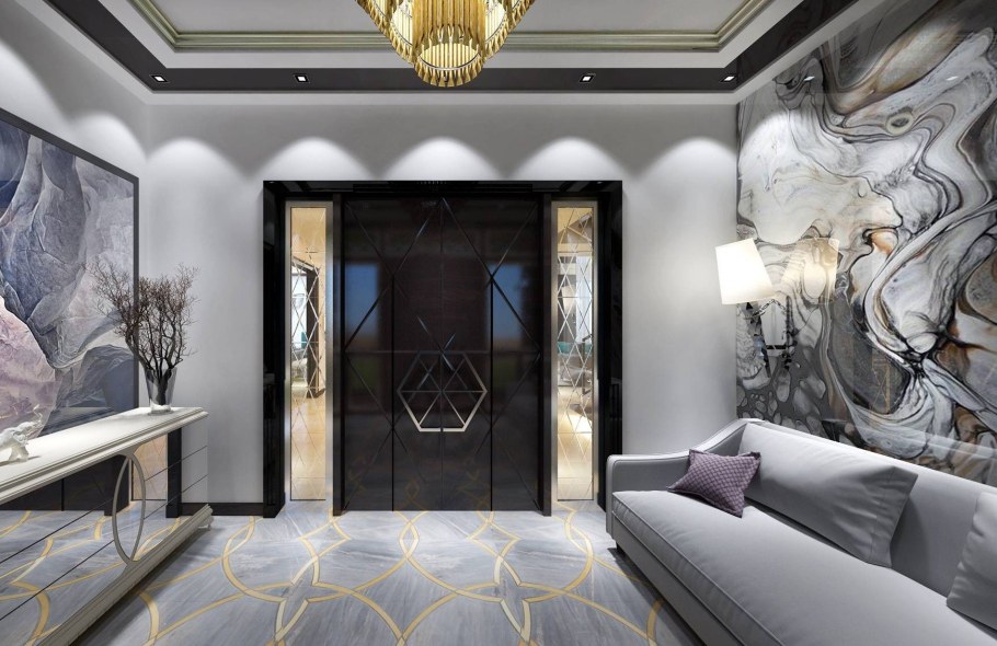 Интерьер прихожей в частном доме