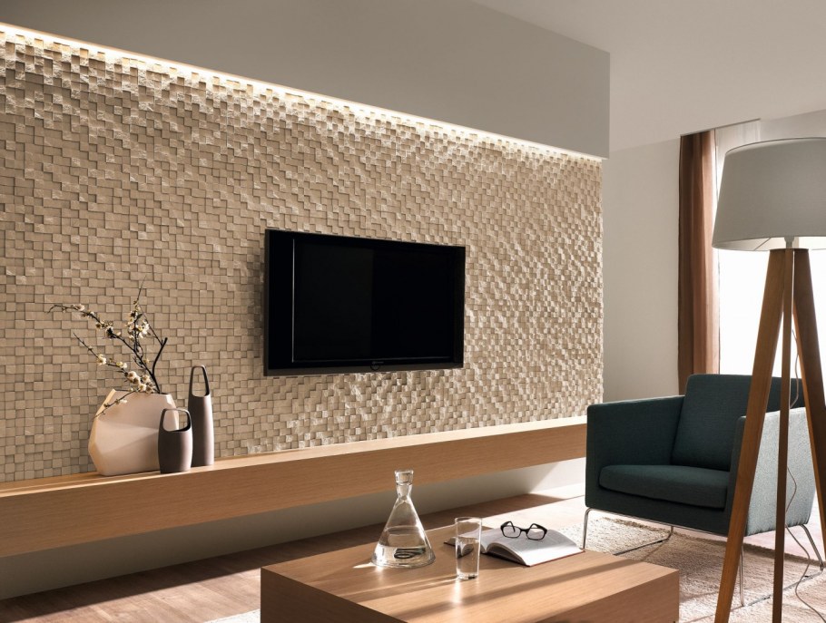 Стены в гостиной