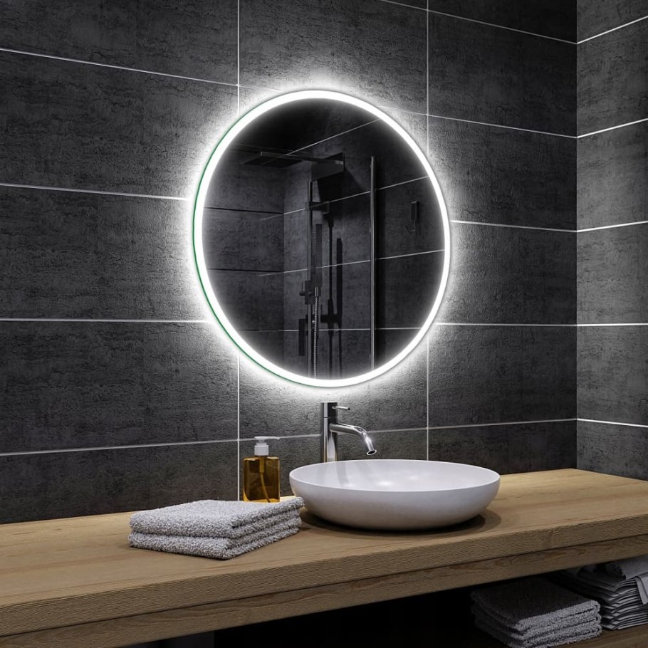 Зеркало с led подсветкой 70x65