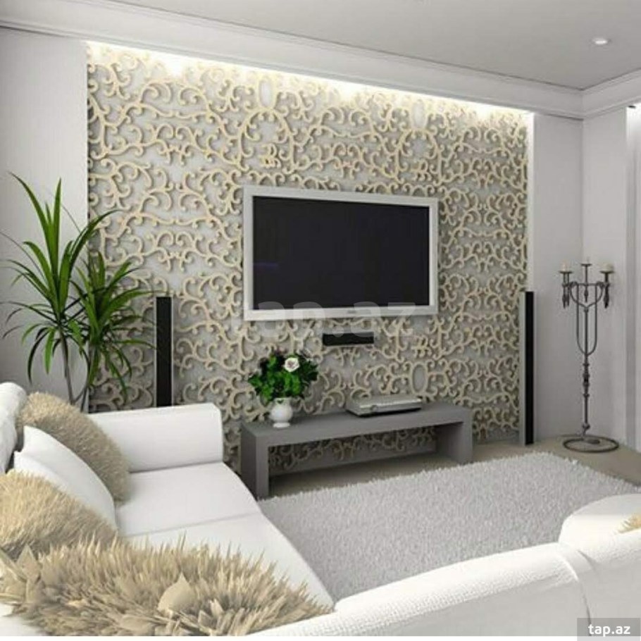 Декор зоны телевизора