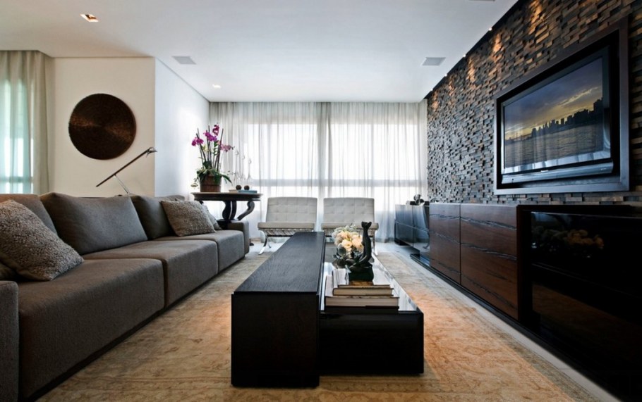 Декор гостиной в современном стиле