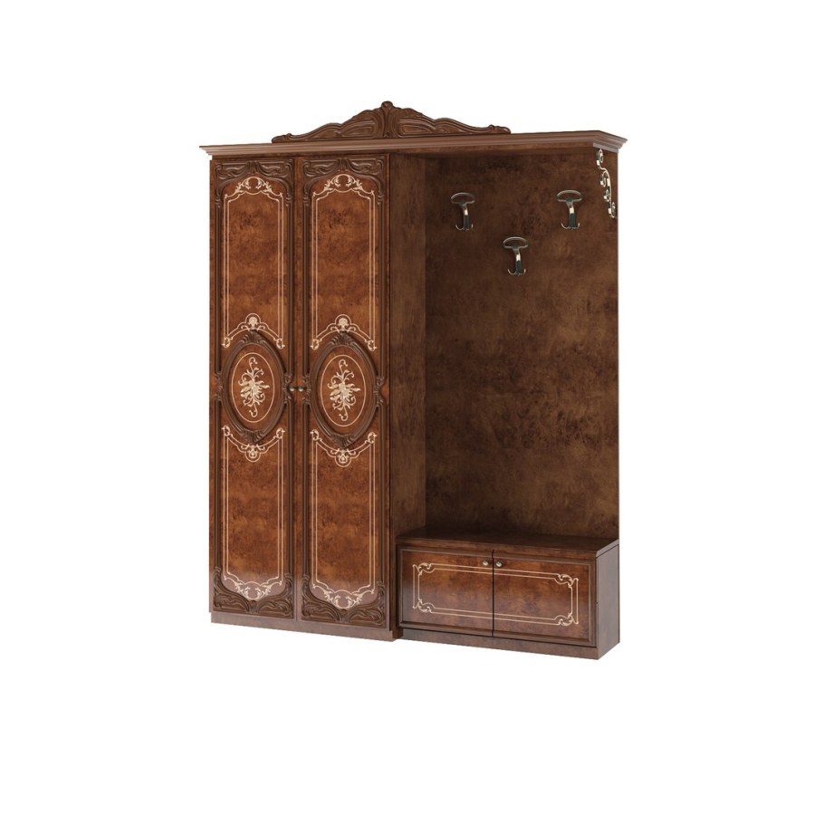 Интердизайн прихожая роза орех