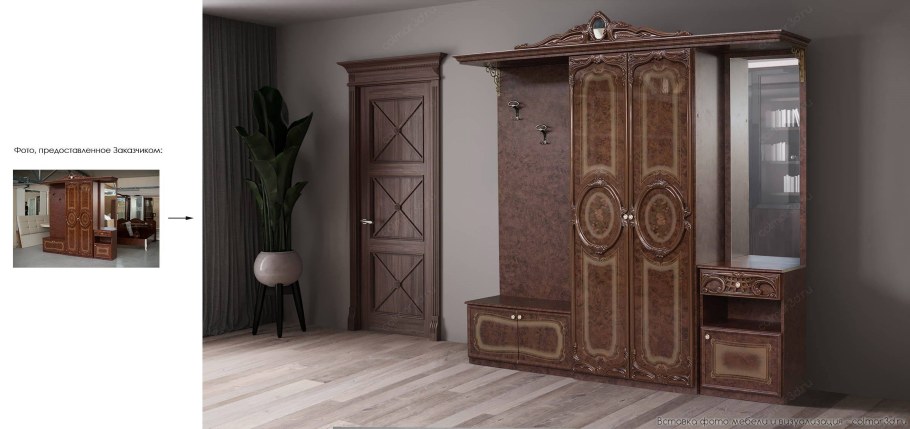 Прихожая роза диа мебель