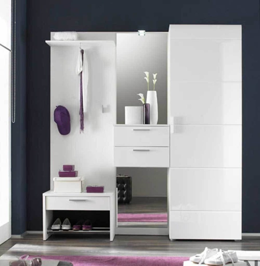 Прихожая "Глосс" №1 - белый глянец