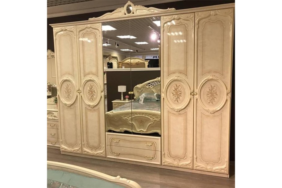 Шкаф могано роза диа мебель