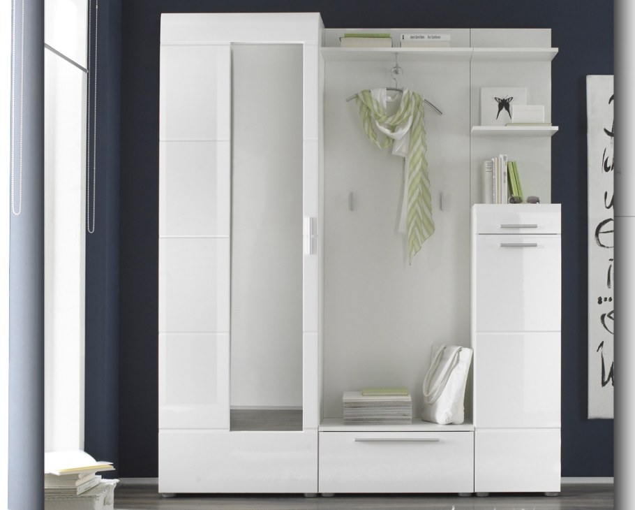 Прихожая белая роза-8 МДФ