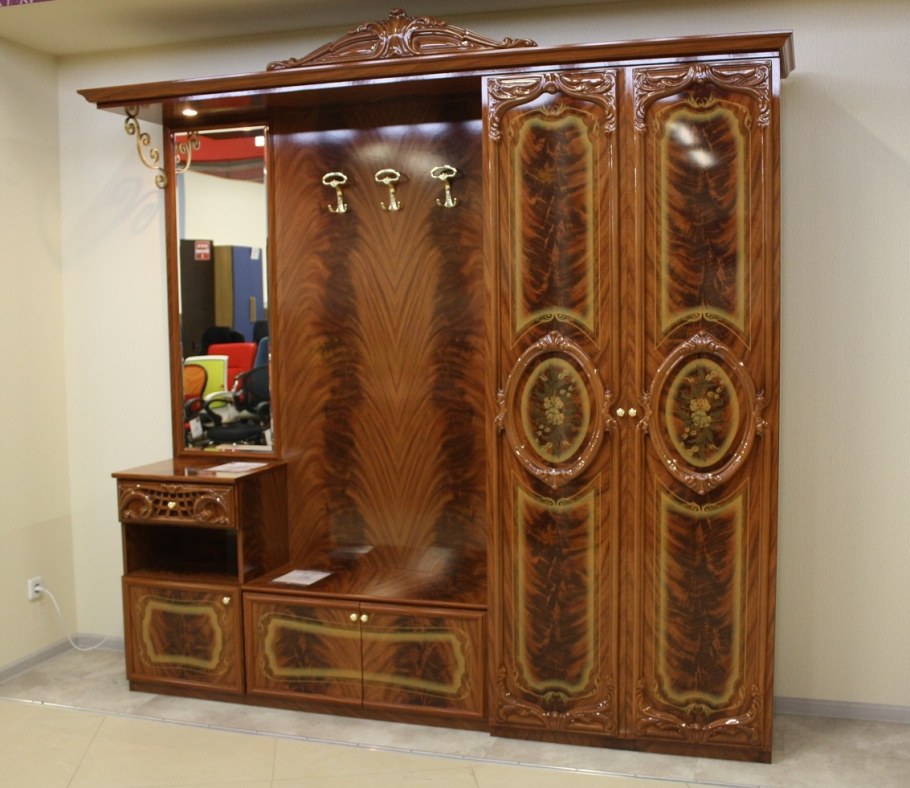 Прихожая роза беж Интердизайн