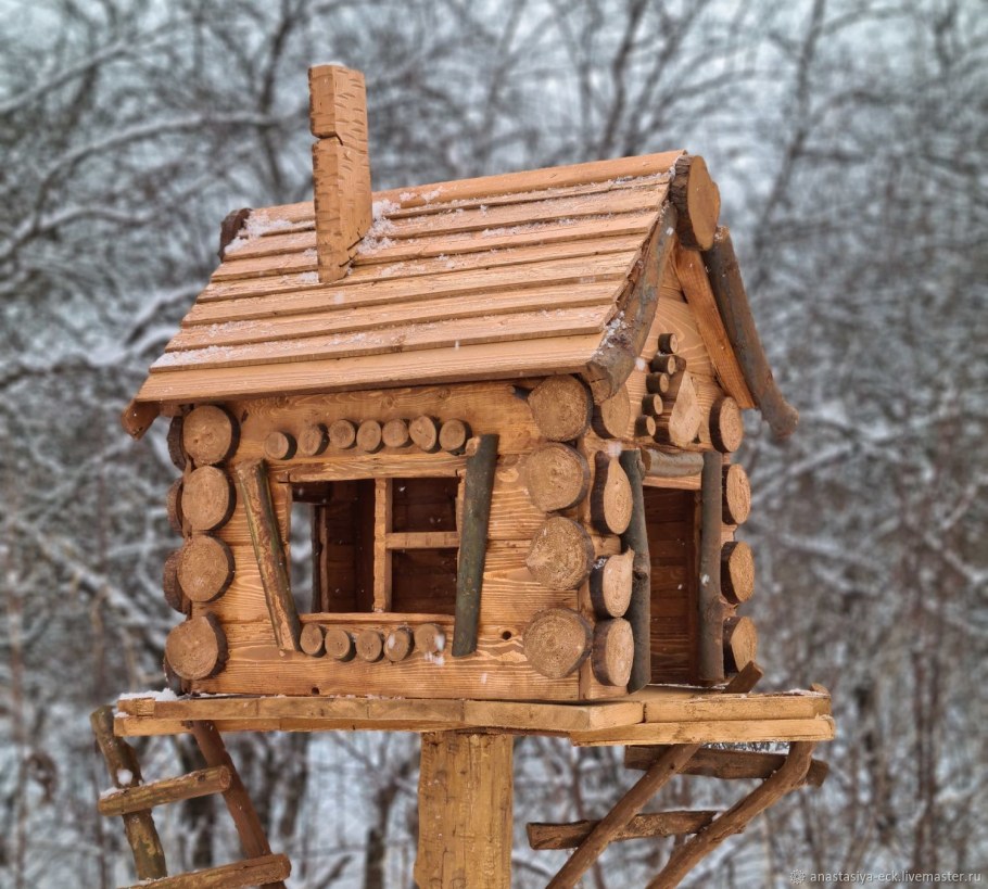 Домик кормушка для белок