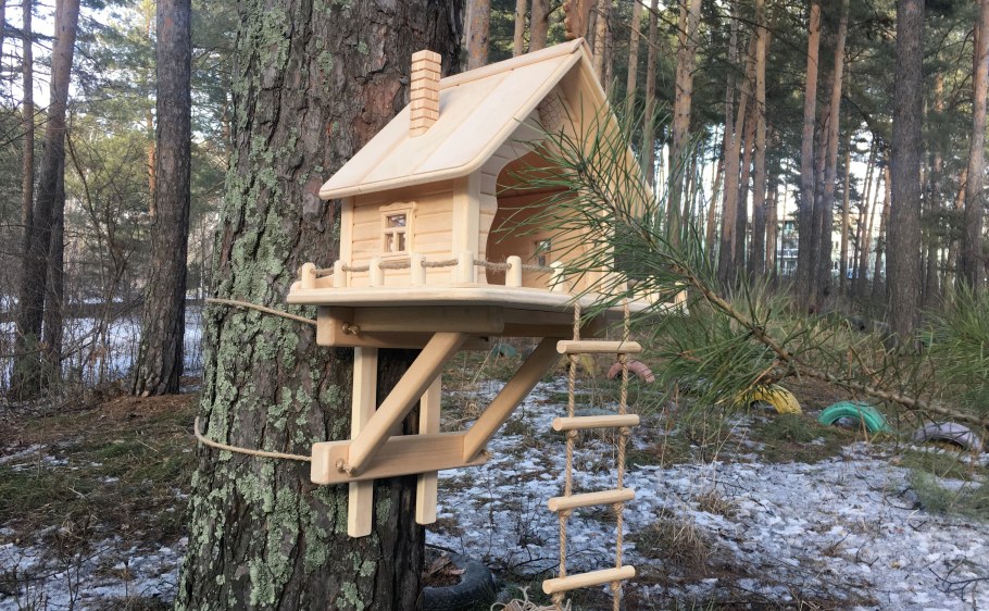 Домик кормушка для белки