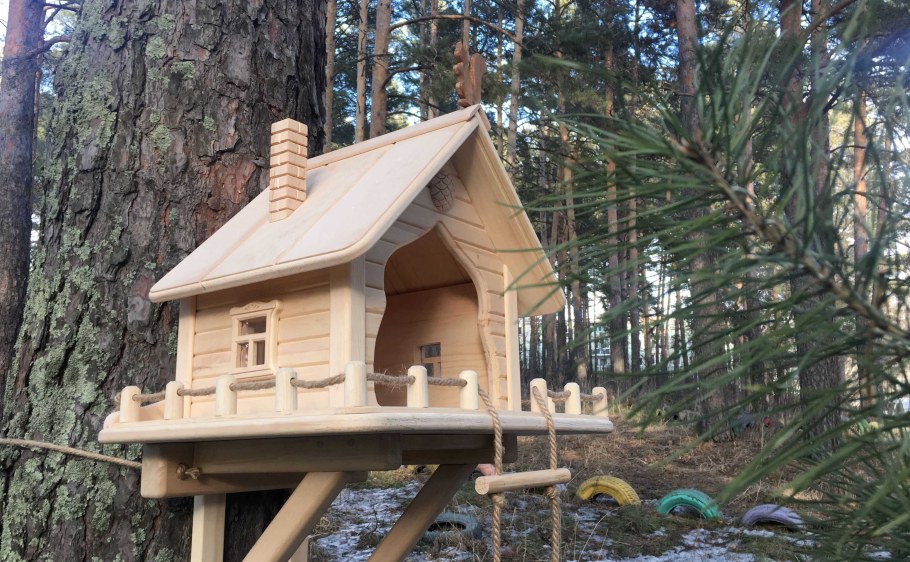 Декоративные домики для белки
