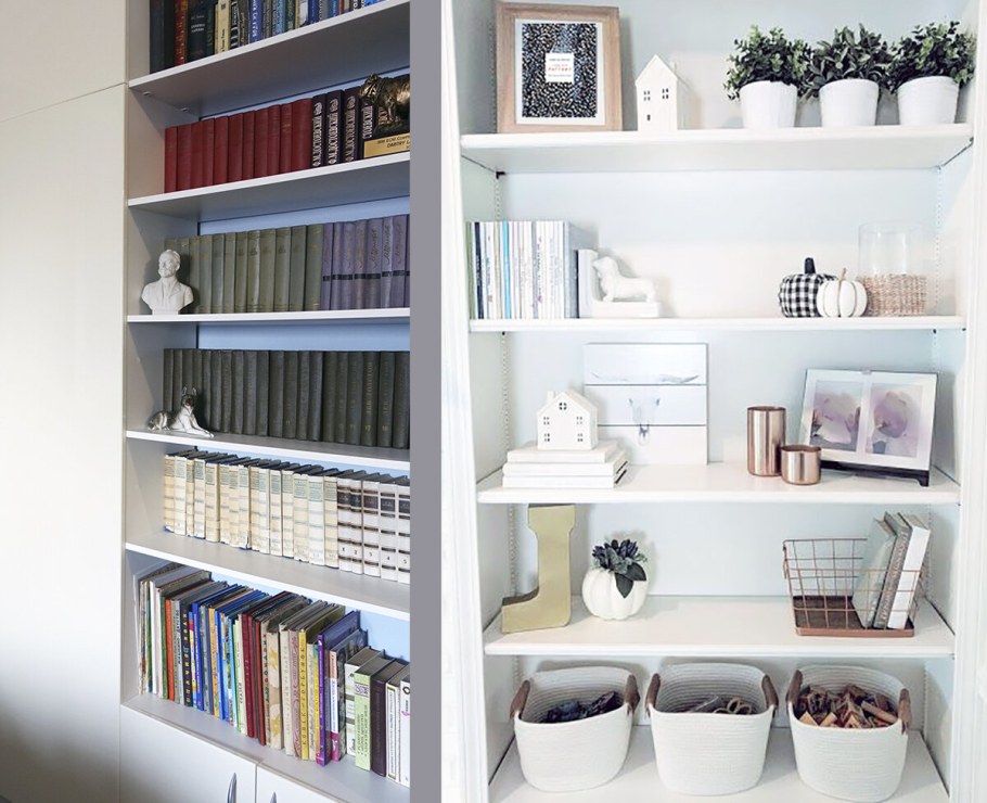 Декор стеллажа