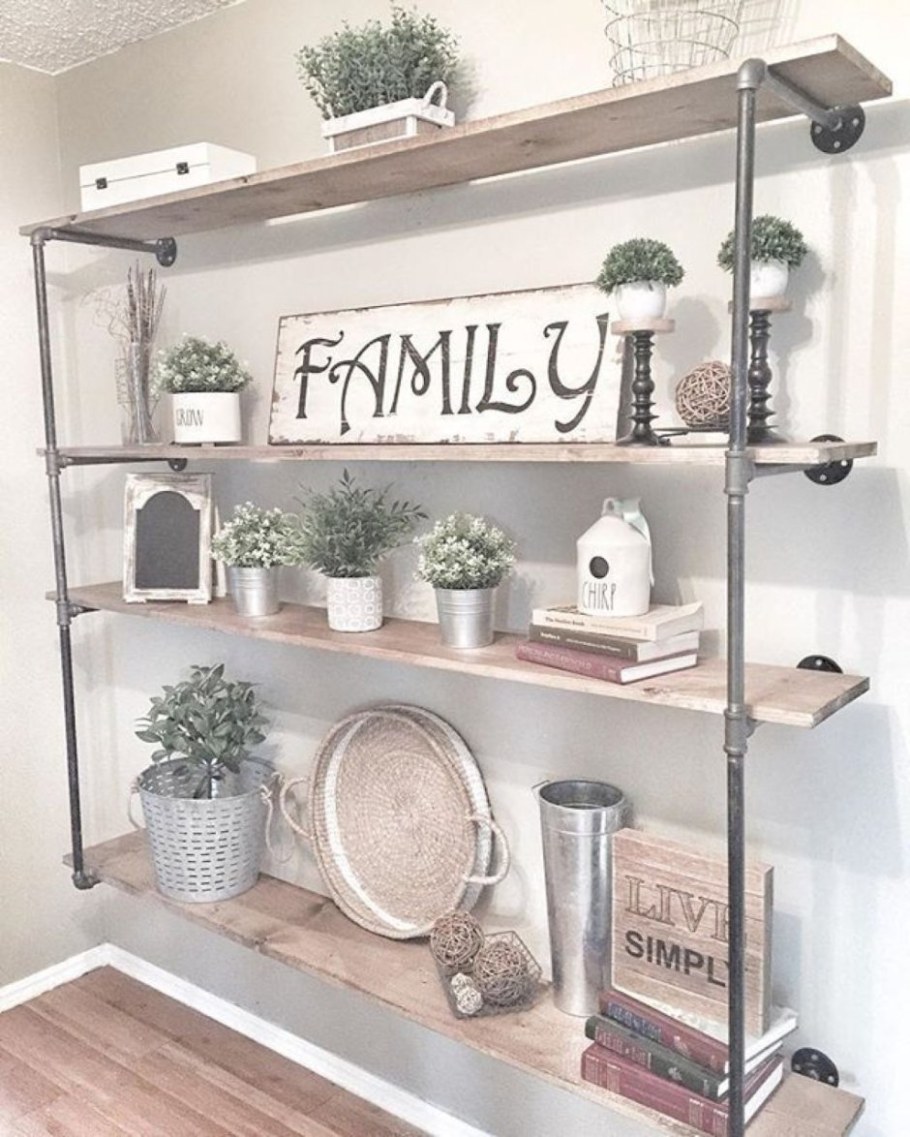 Декорация полок