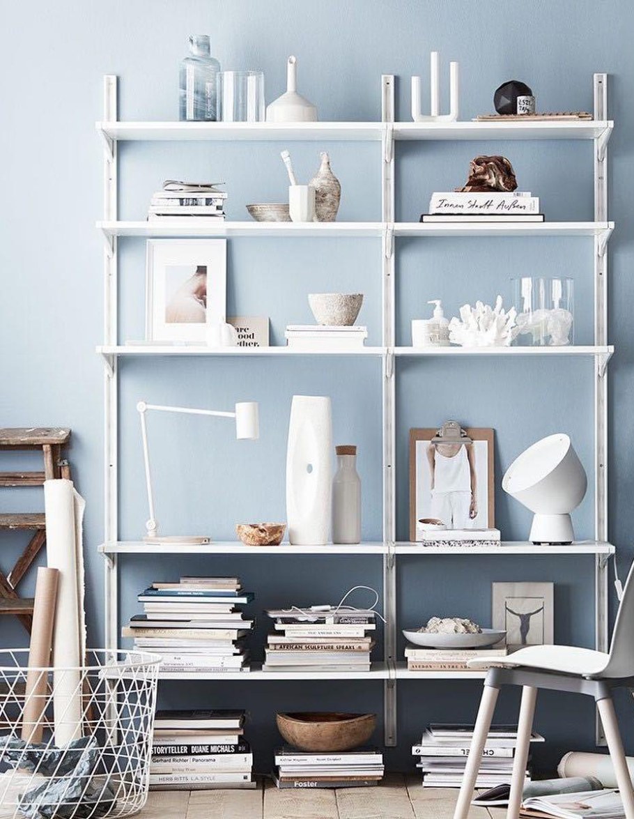 Открытый стеллаж икеа