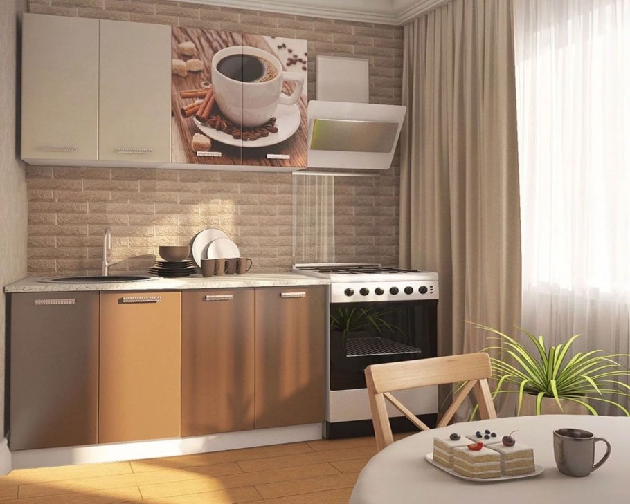 Кухонный гарнитур кофе