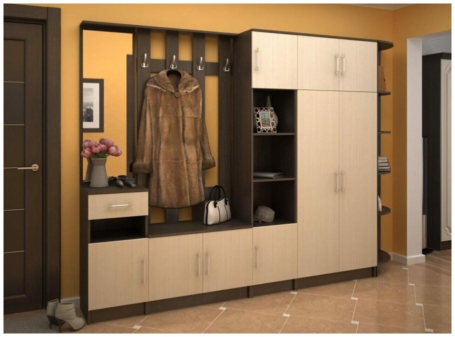 Прихожая Машенька 3 венге/дуб белфорд