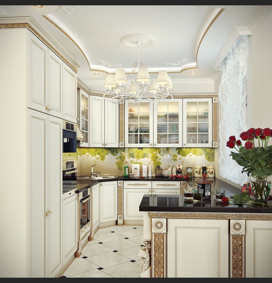 Красивые кухни в квартирах