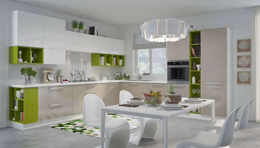 Красивые стильные кухни