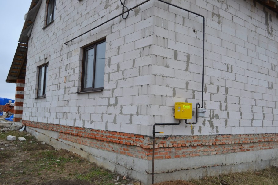 Подводка газа к дому