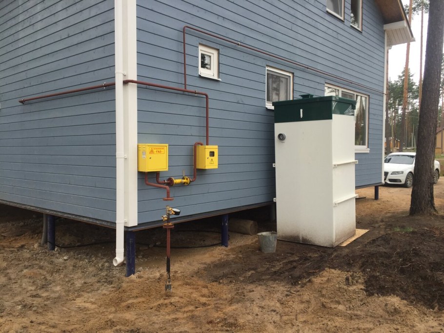 Подвод газовой трубы к частному дому