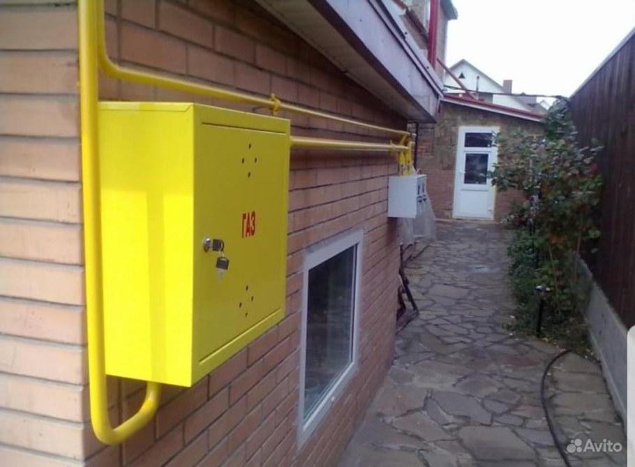 ГРПШ 6 на фасаде