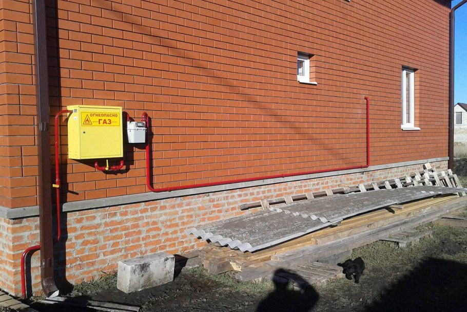 Подвод газа в частный дом