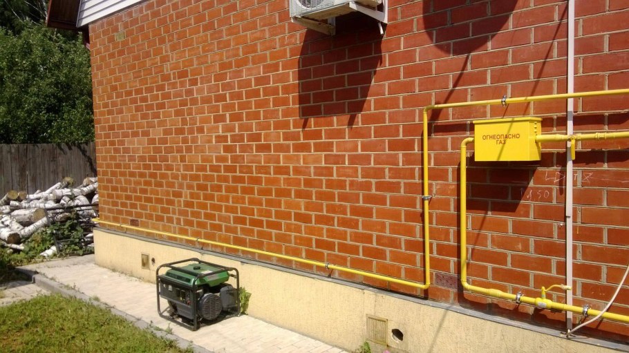 Подвод газа в частный дом