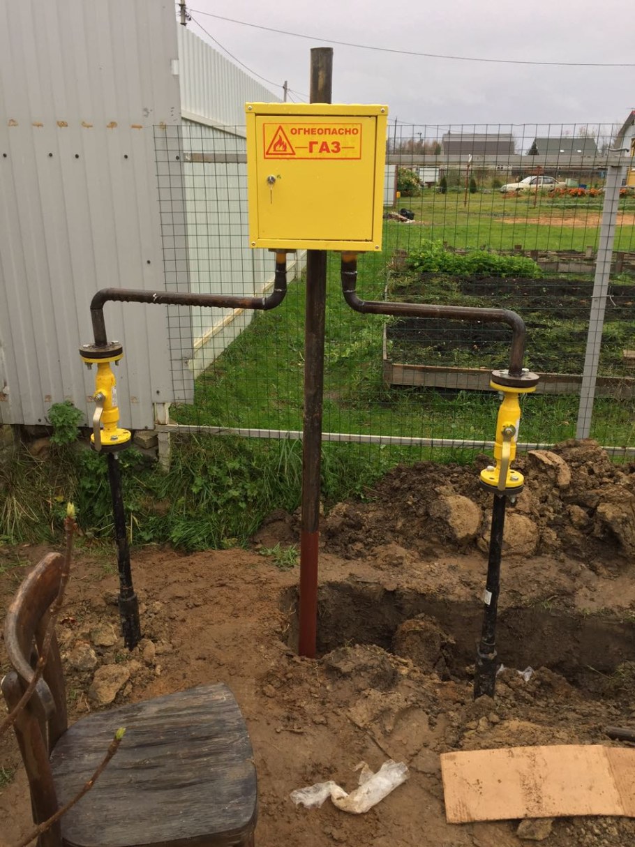 Контур заземления ГРПШ 10мс