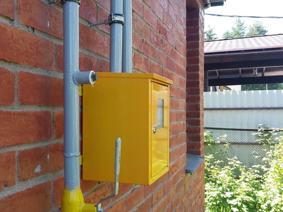 Газовая труба в частном доме