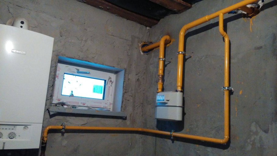 Внутренний газопровод в частном доме