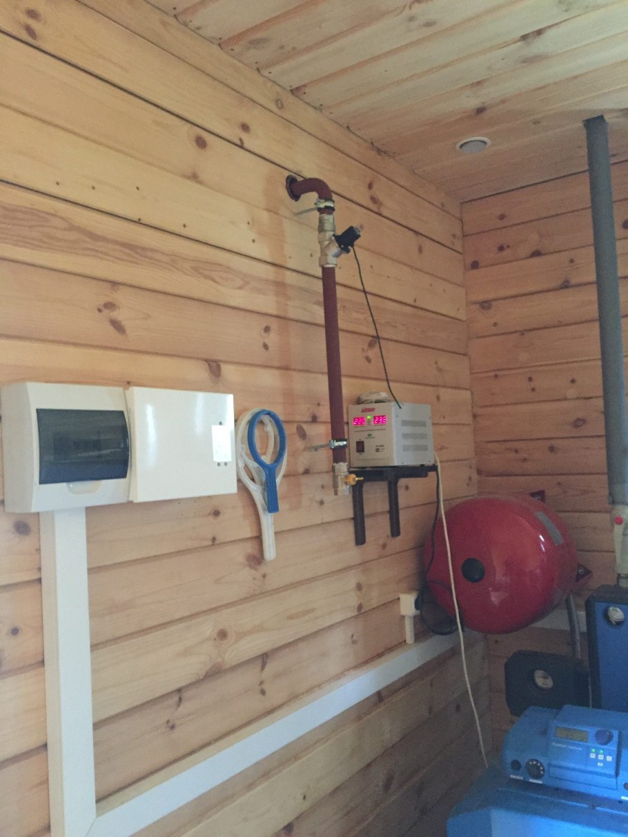 Подводка газа к бане