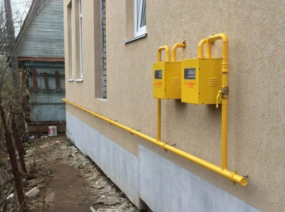 Подводка газа к дому