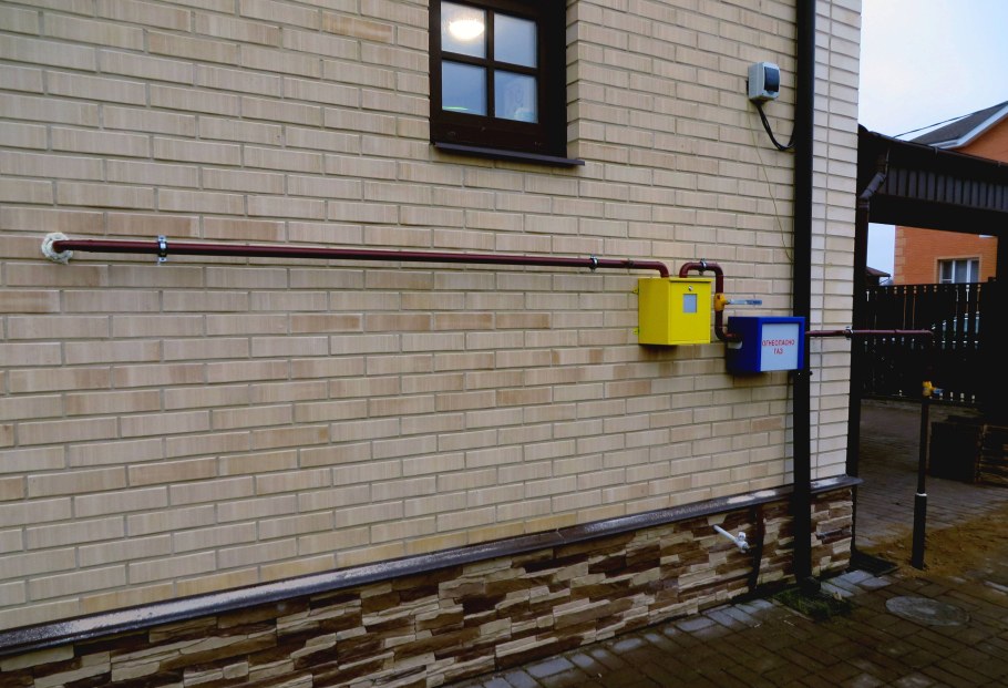 Подводка газа к частному дому