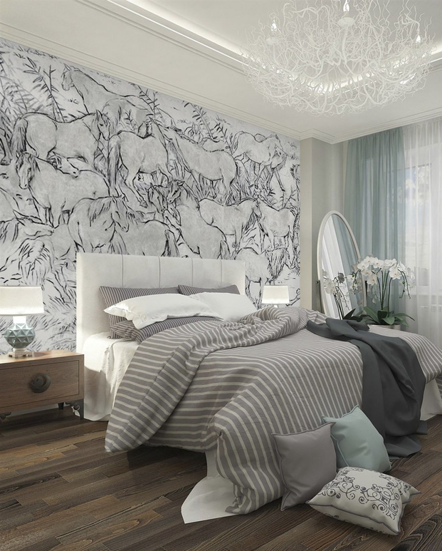 Фотообои в спальню