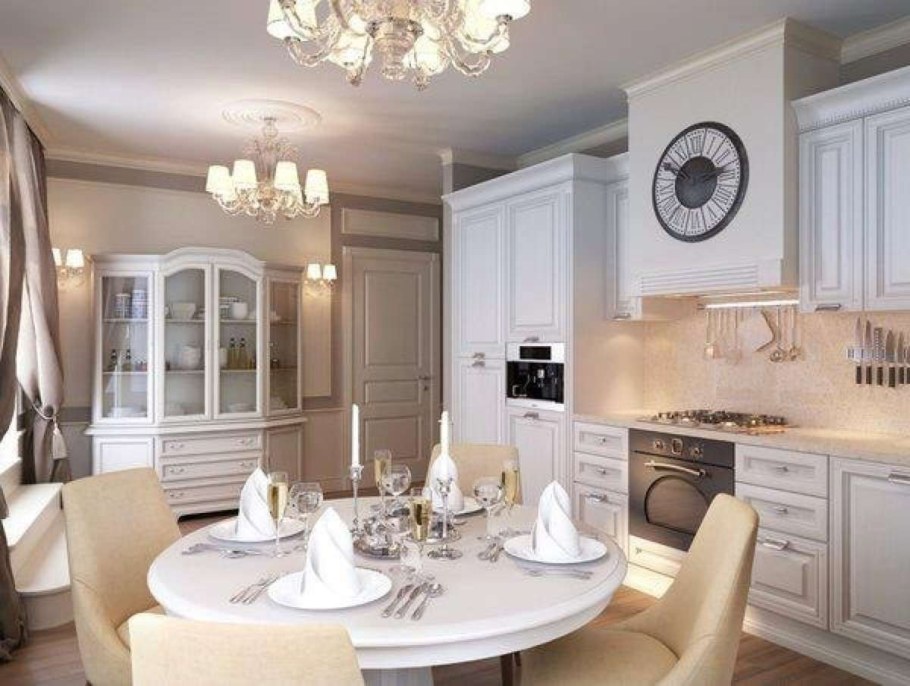 Стиль Неоклассика в интерьере кухни