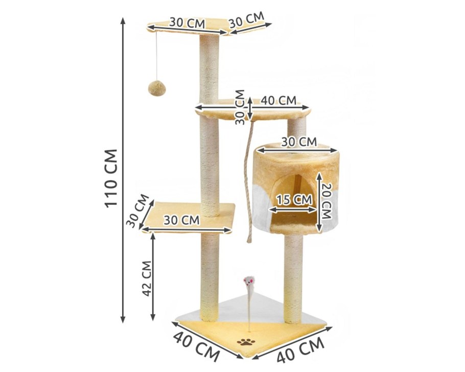 Кошачий домик своими руками чертежи