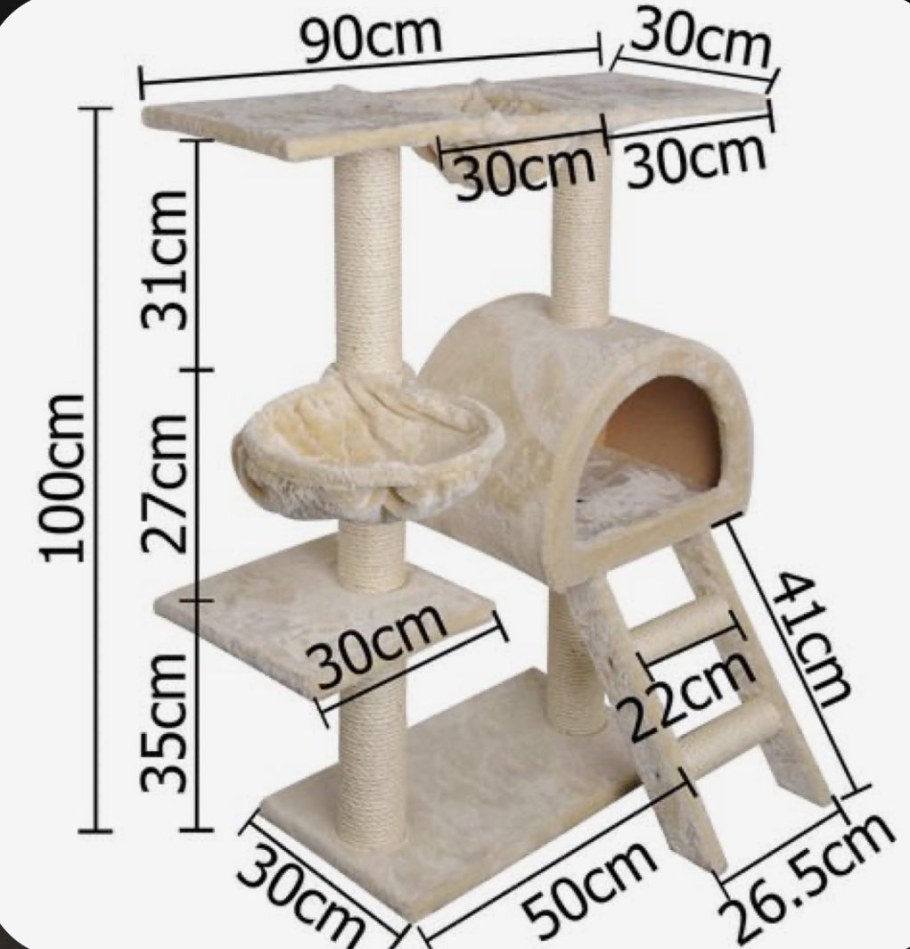 Когтеточка для кошек Размеры