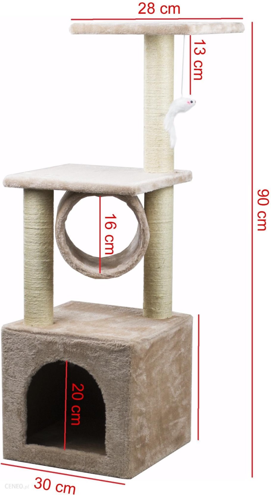 Домик для кошки с когтеточкой
