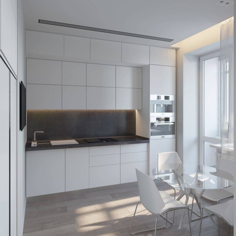 Маленькие кухни Минимализм