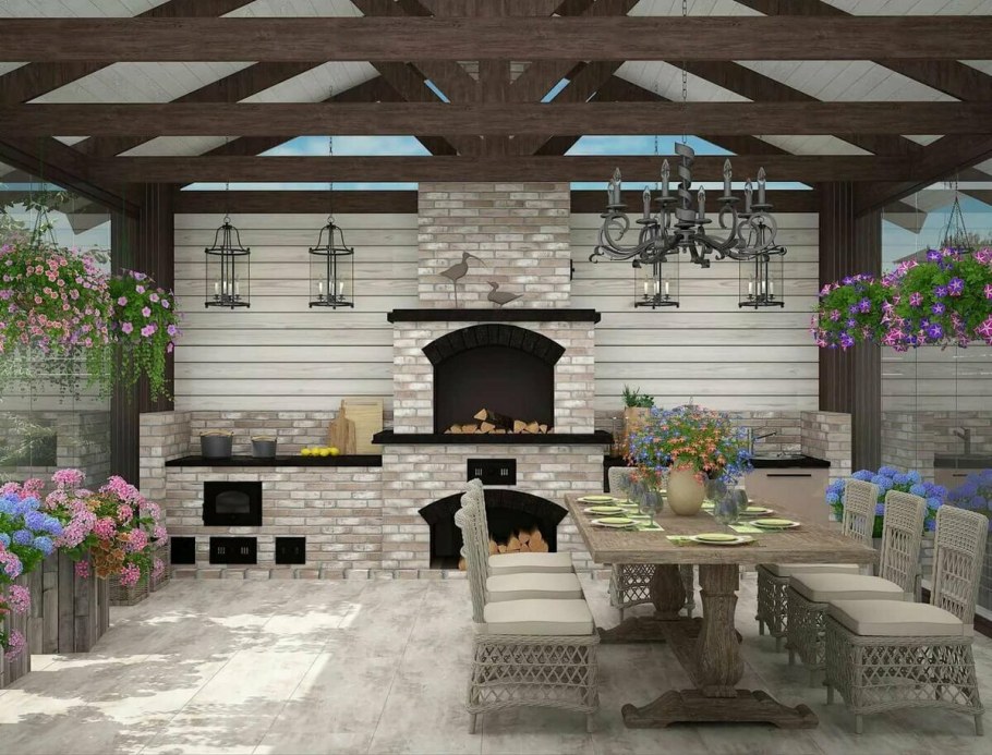 Терем беседка барбекю