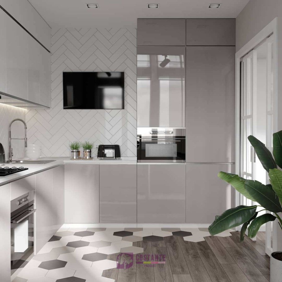 Белые кухни