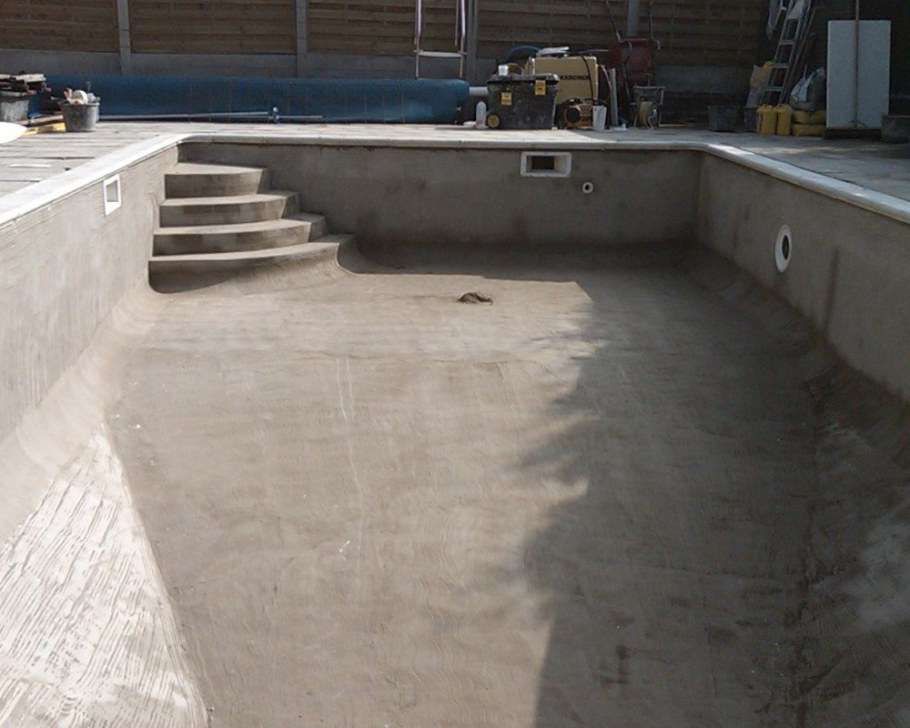 Бетонные чаши для бассейнов