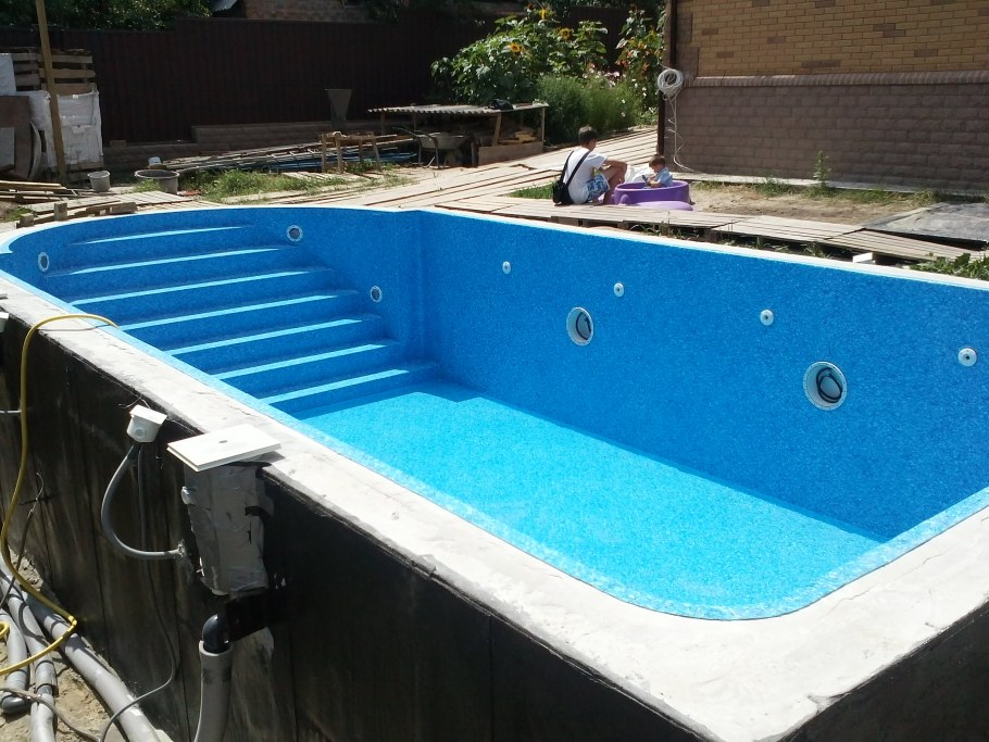 Бассейн бетонный под ключ