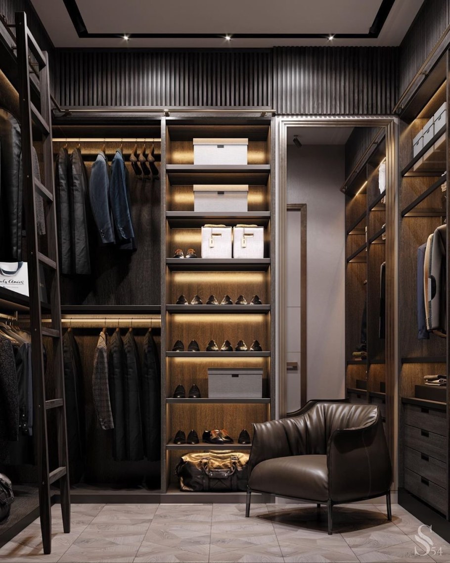 Мужская гардеробная